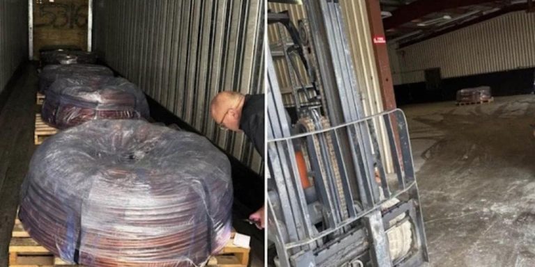 Copper shipment recovered at a Kentucky warehouse