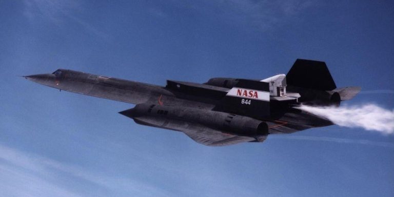NASA 844 SR-71 Blackbird at NASA’s Armstrong Flight Research Center