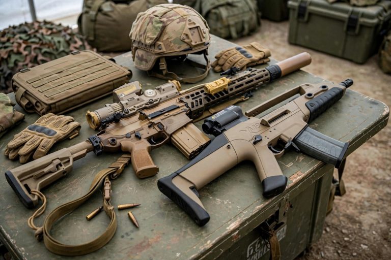 U.S. Army M7 rifle and XM8 carbine